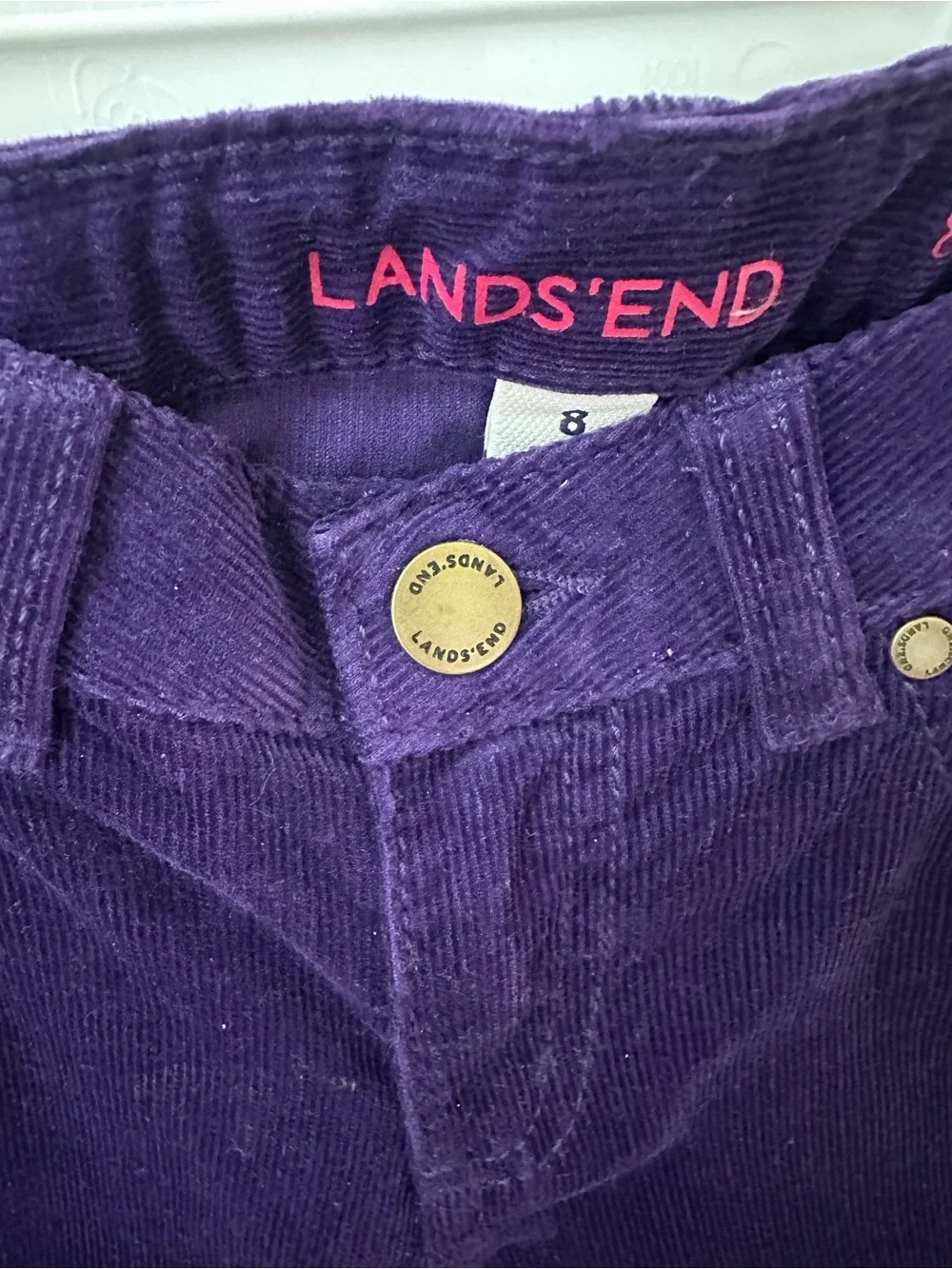 Lands End soft corduroy
